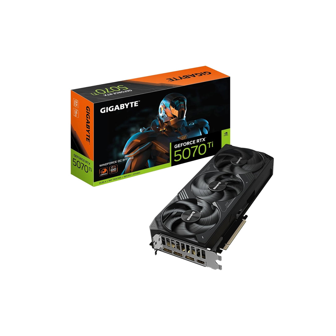 Gigabyte GeForce RTX 5070 Ti Gaming OC 16G Graphics Card | 16GB GDDR7 | 256-Bit | PCIe 5.0 | GV-N507TGAMING OC-16GD