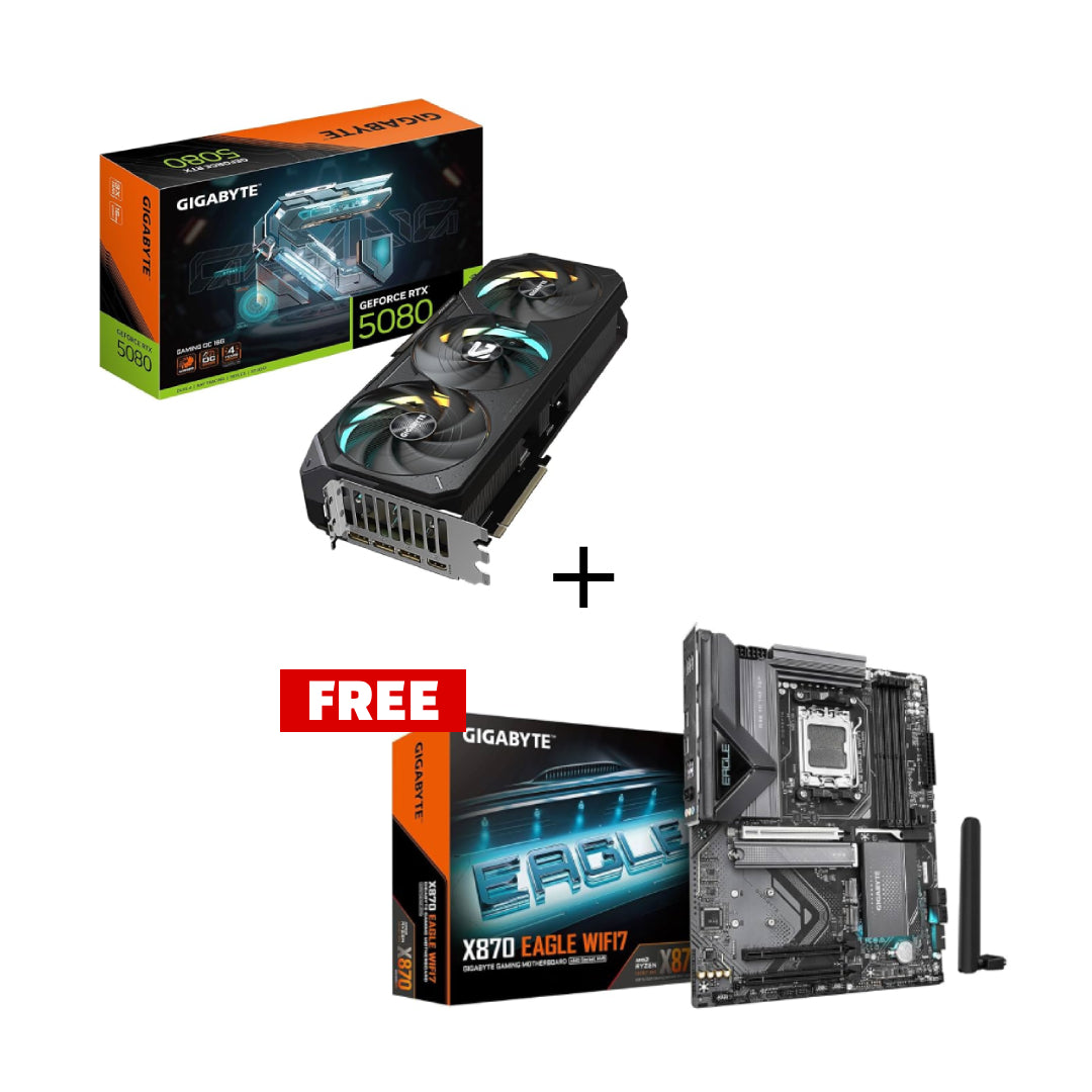 Gigabyte RTX 5080 Gaming OC 16G + Free X870 Eagle WiFi 7