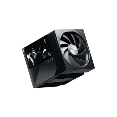 TRYX TURRIS T620 CPU Air Cooler 5.0" IPS Customizable Screen (Black/White)