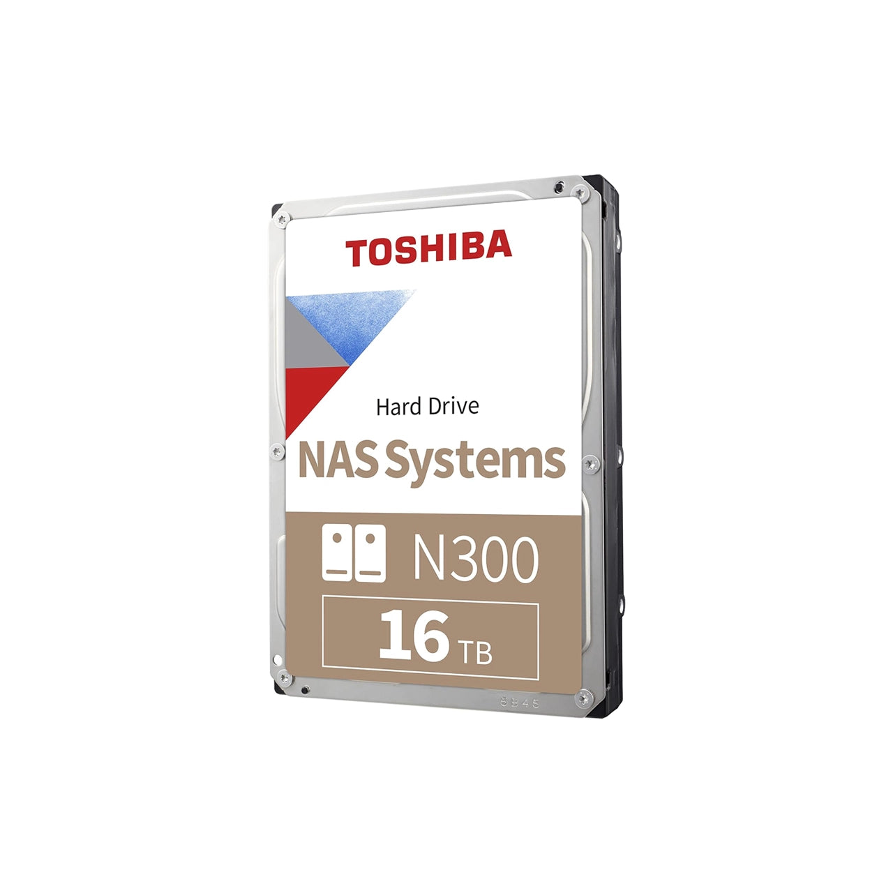 TOSHIBA N300 16TB NAS 3.5-Inch Internal Hard Drive CMR SATA 6 GB/s 7200 RPM 512 MB Cache - HDWG51GXZSTA