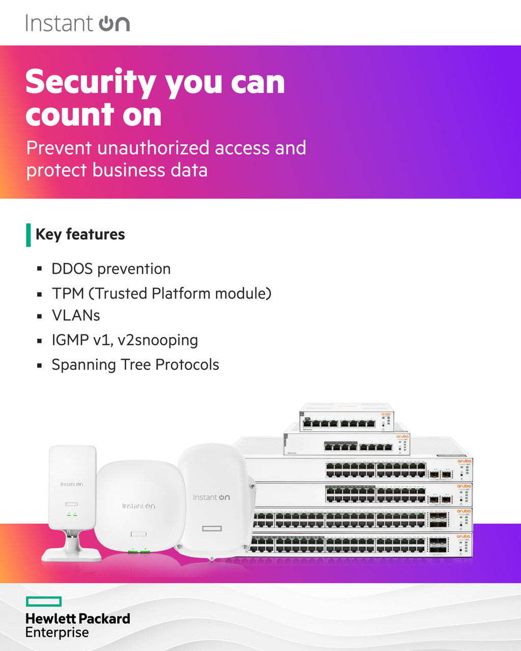 HPE Networking Instant On 1830 48-Port Gb Smart Switch - 48x 1G | 4X SFP | US Cord | JL814A#ABA