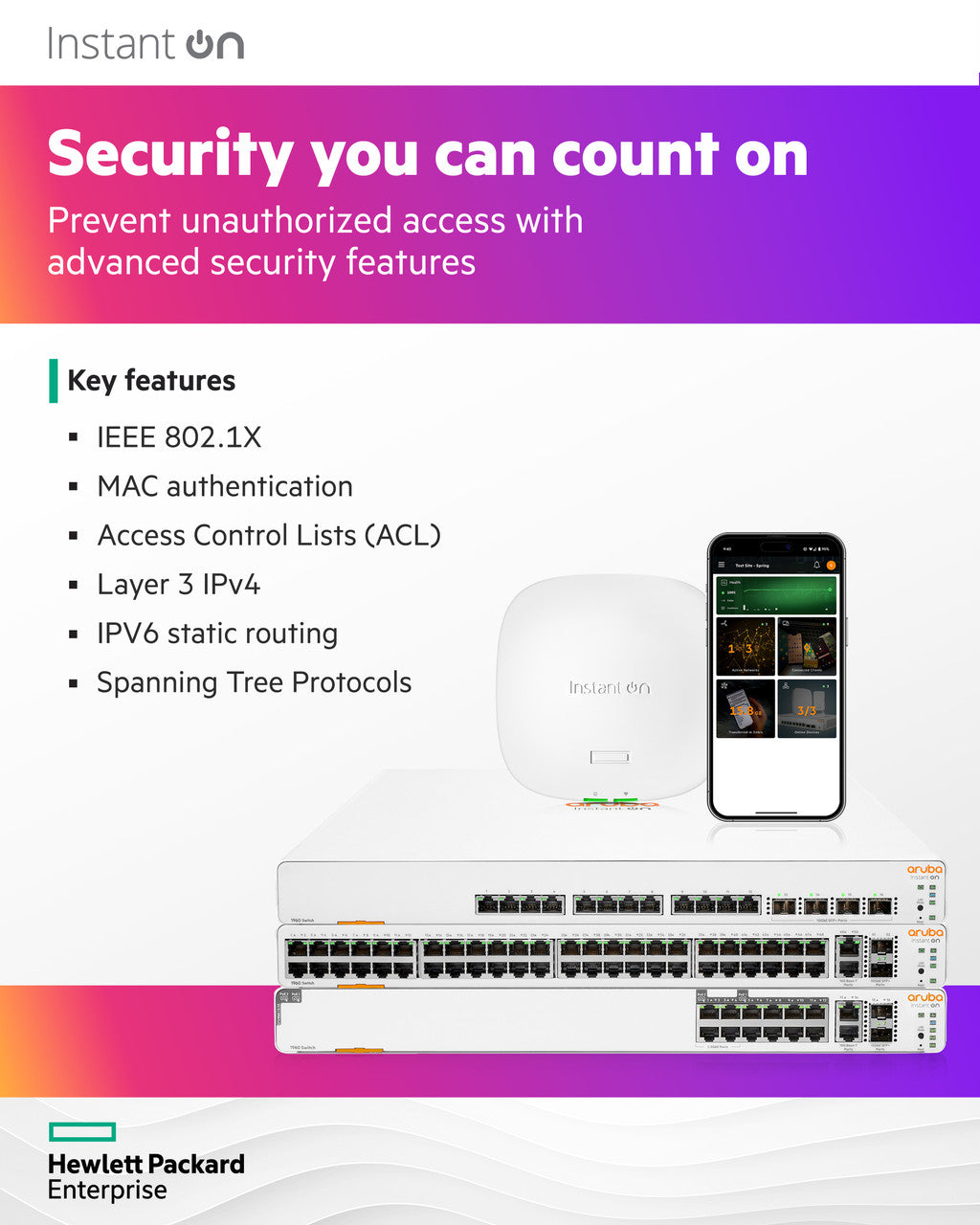 HPE Networking Instant On 1960 24-Port Smart Managed Switch - Thumbnail 5