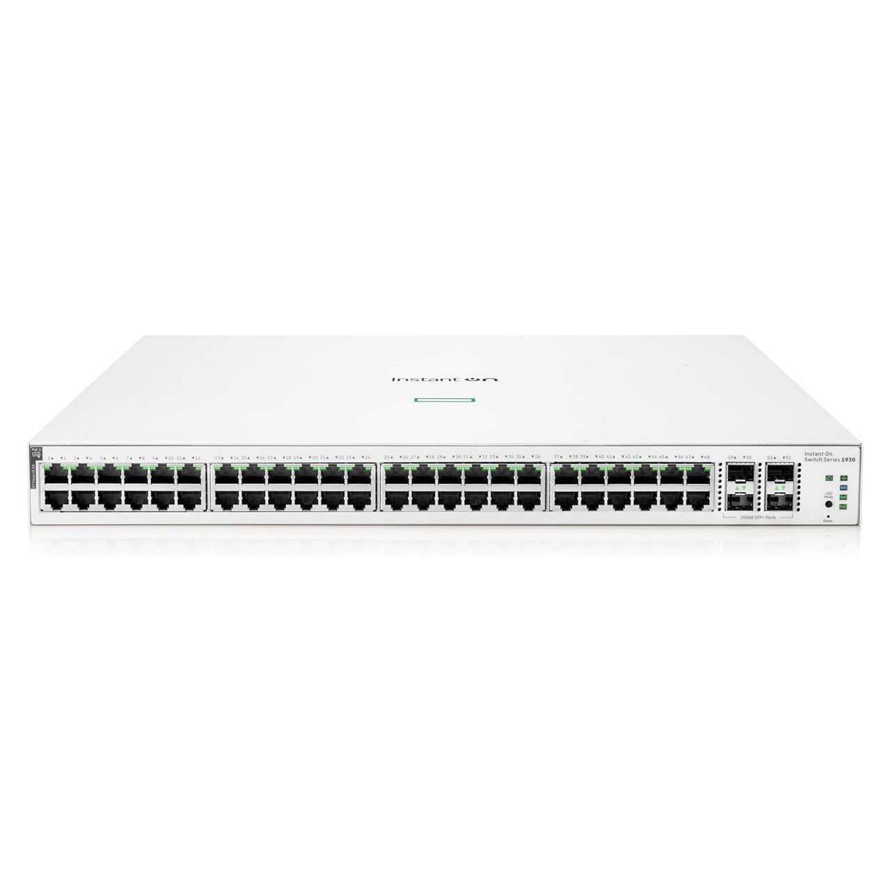 HPE Networking Instant On 1930 48-Port Gb Ethernet 48 x 1G PoE (370W), 4 x 1G/10G SFP+, L2+ Smart Switch US Cord | JL686B#ABA