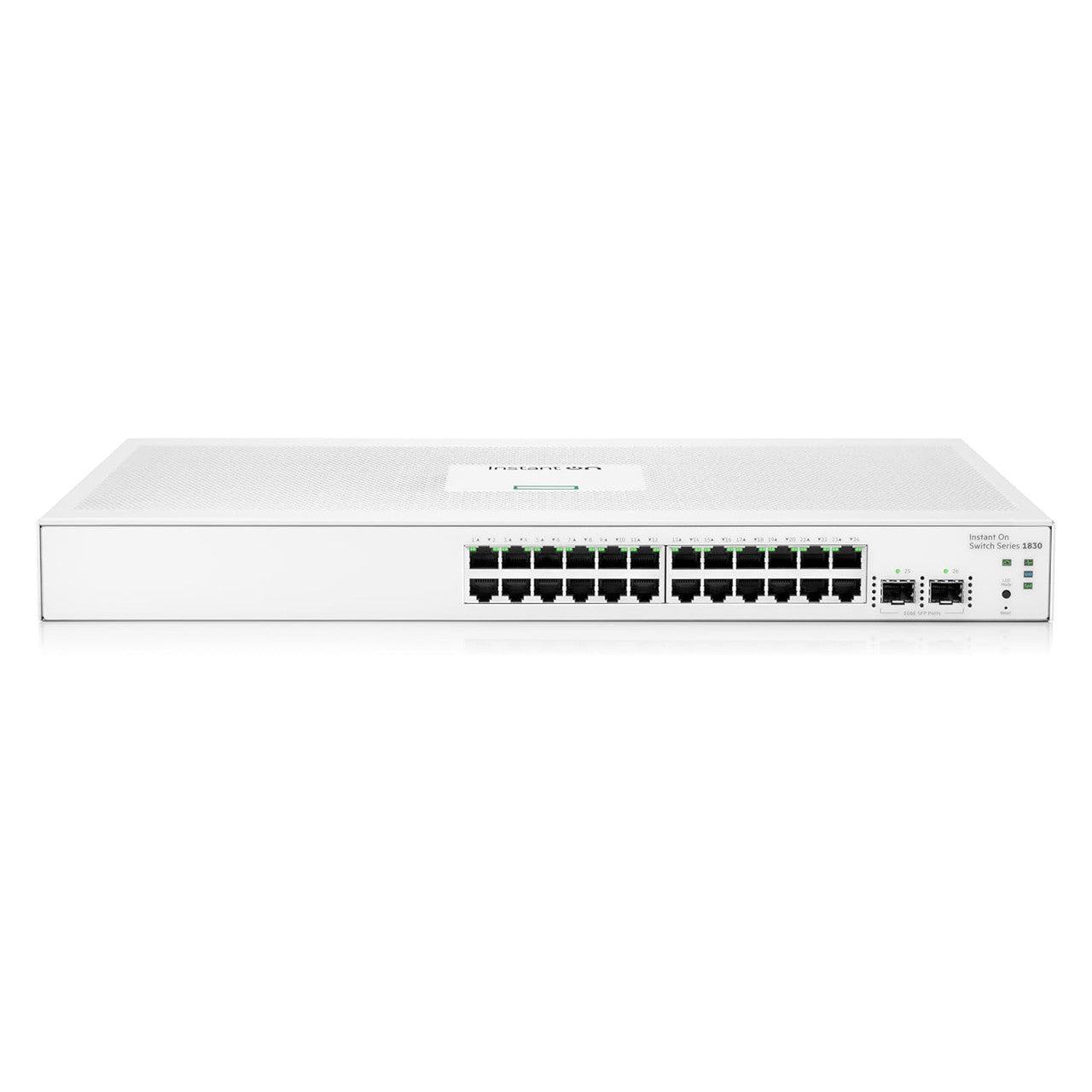 HPE Networking Instant On 1830 24-Port Gb Smart Switch - 24x 1G | 2X SFP | Fanless | US Cord | JL812A#ABA