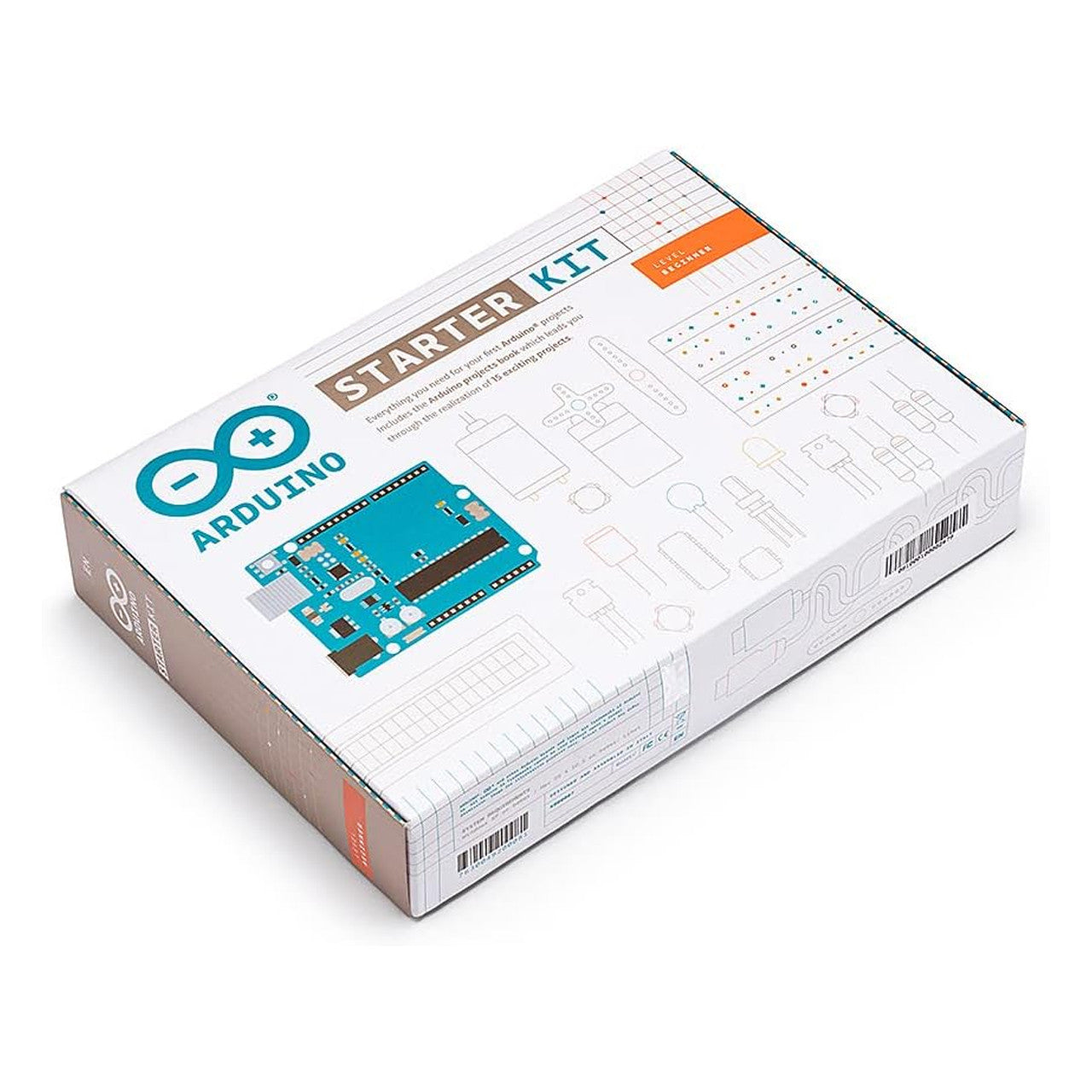 Arduino STARTER KIT EN 12 DIY Projects with All Necessary Electronic Components and Instructions K000007