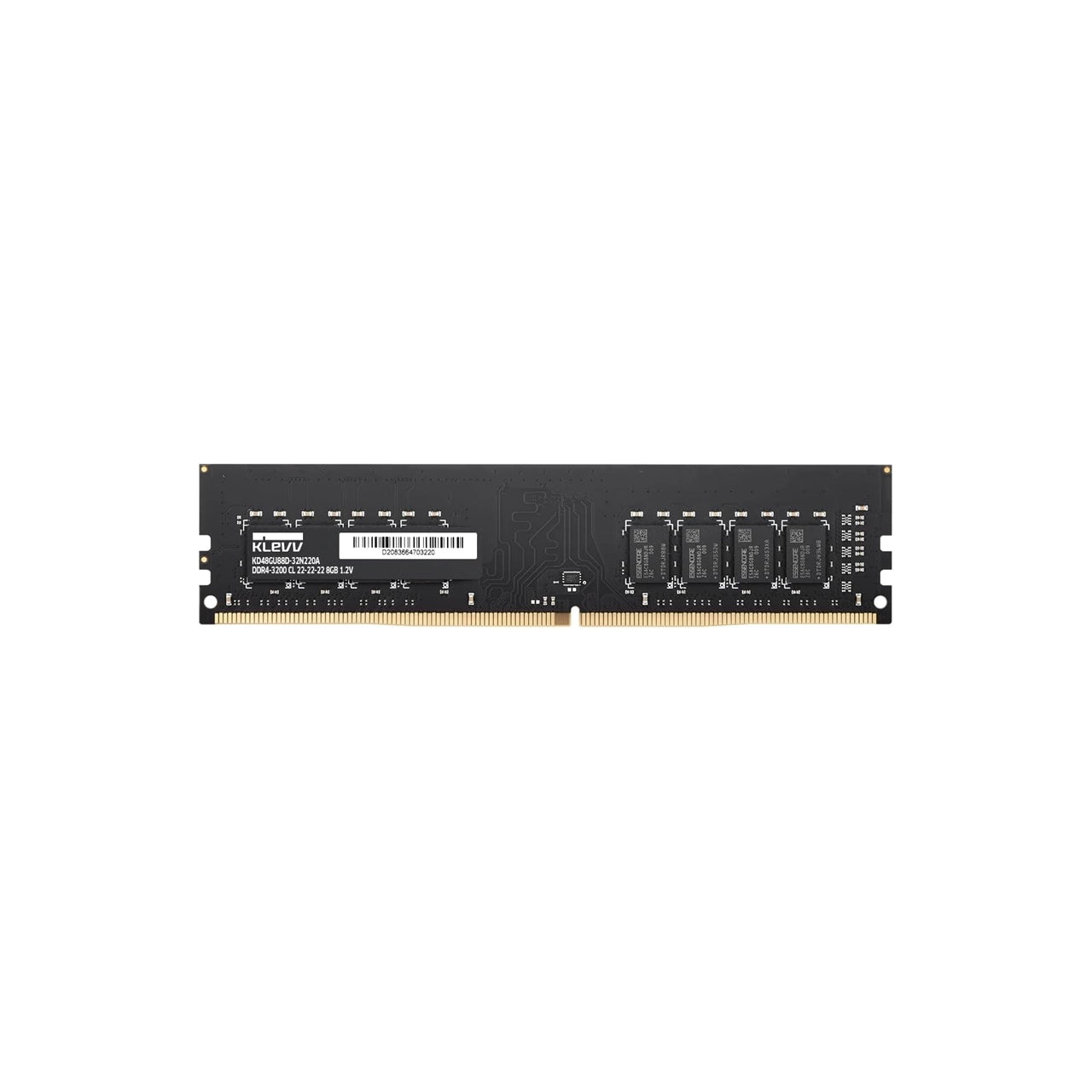 KLEVV DDR4 8GB (1x8GB) 3200MHz CL22 1.2V UDIMM Desktop Ram Memory SK Hynix Chip - KD48GU880-32N220A