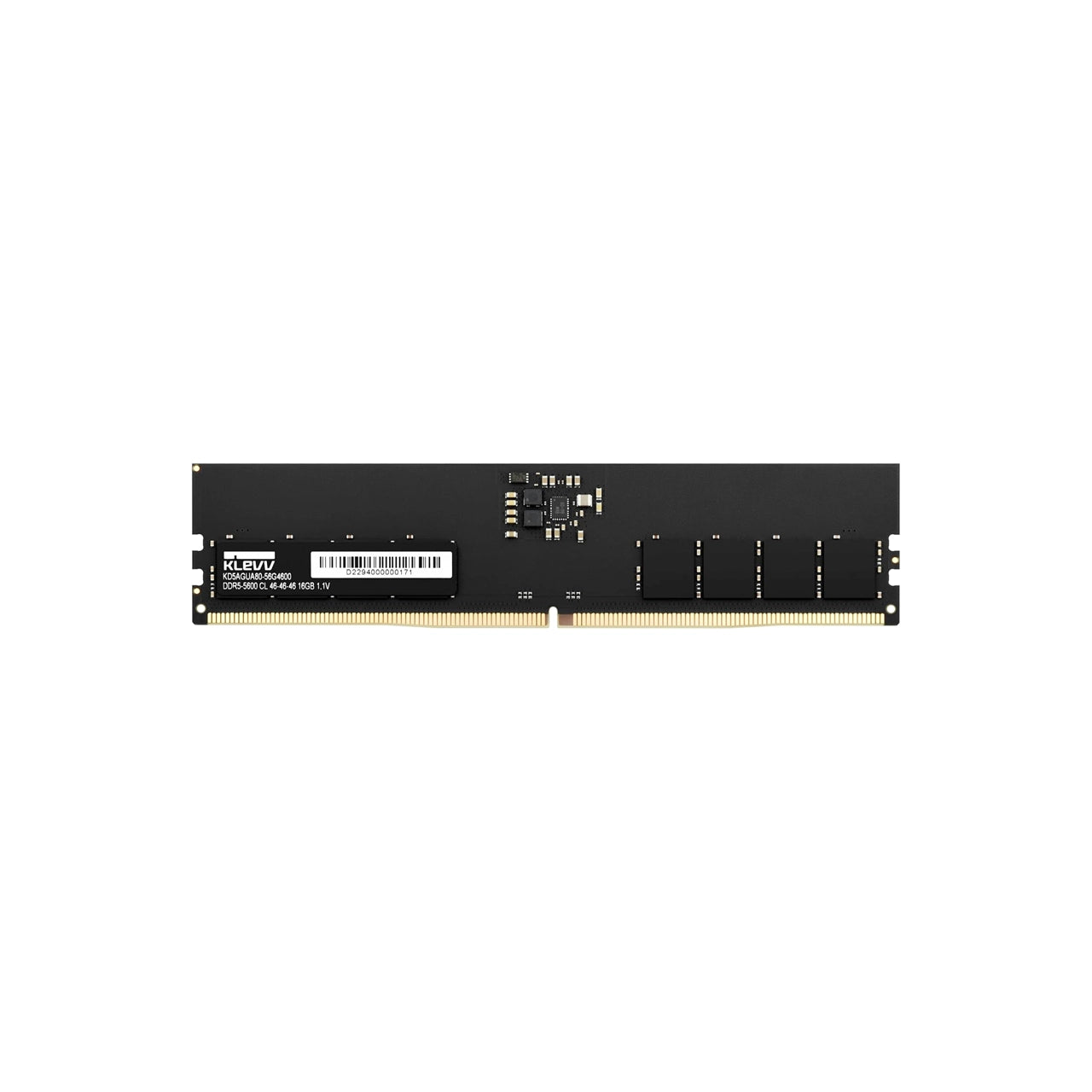 KLEVV DDR5 16GB (1x16GB) 5600MHz CL46 UDIMM SK Hynix A-Die Desktop Ram Memory 1.1V - KD5AGUA80-56G460A