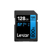 Lexar Professional 800x | 128GB SDXC UHS-I Memory Card | Up to 120MB/s | LSD0800128G-BNNNU
