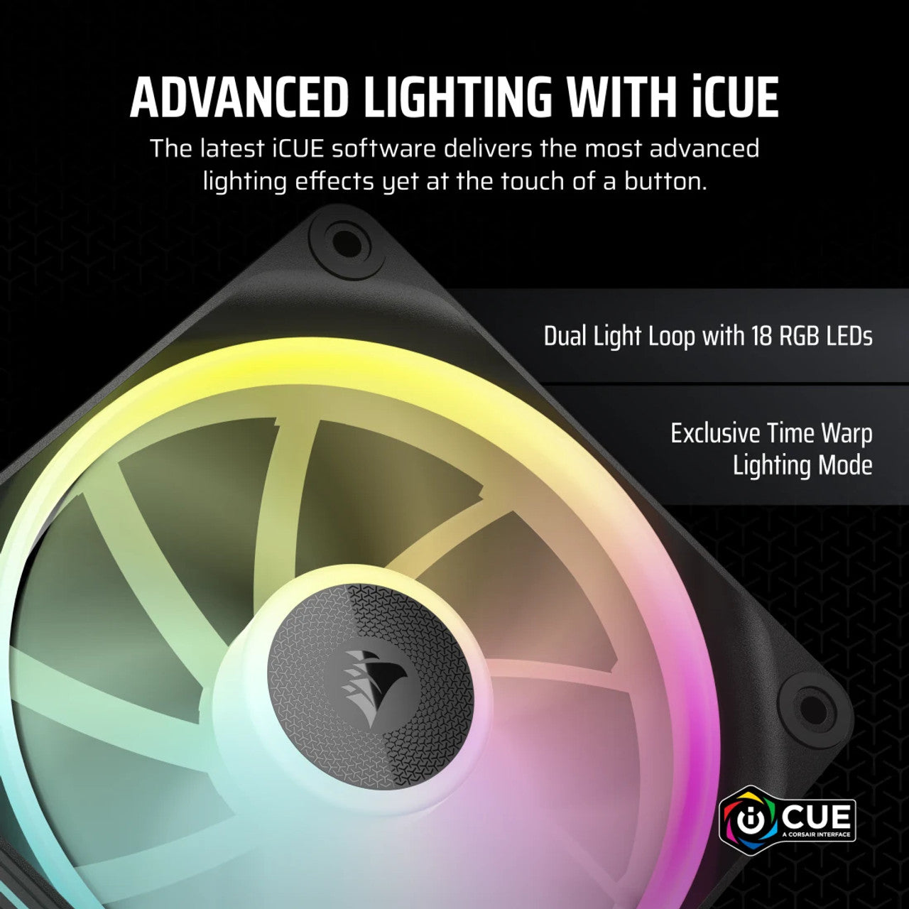 Corsair iCUE Link LX120 RGB Case Fans Starter Kit (Triple Pack