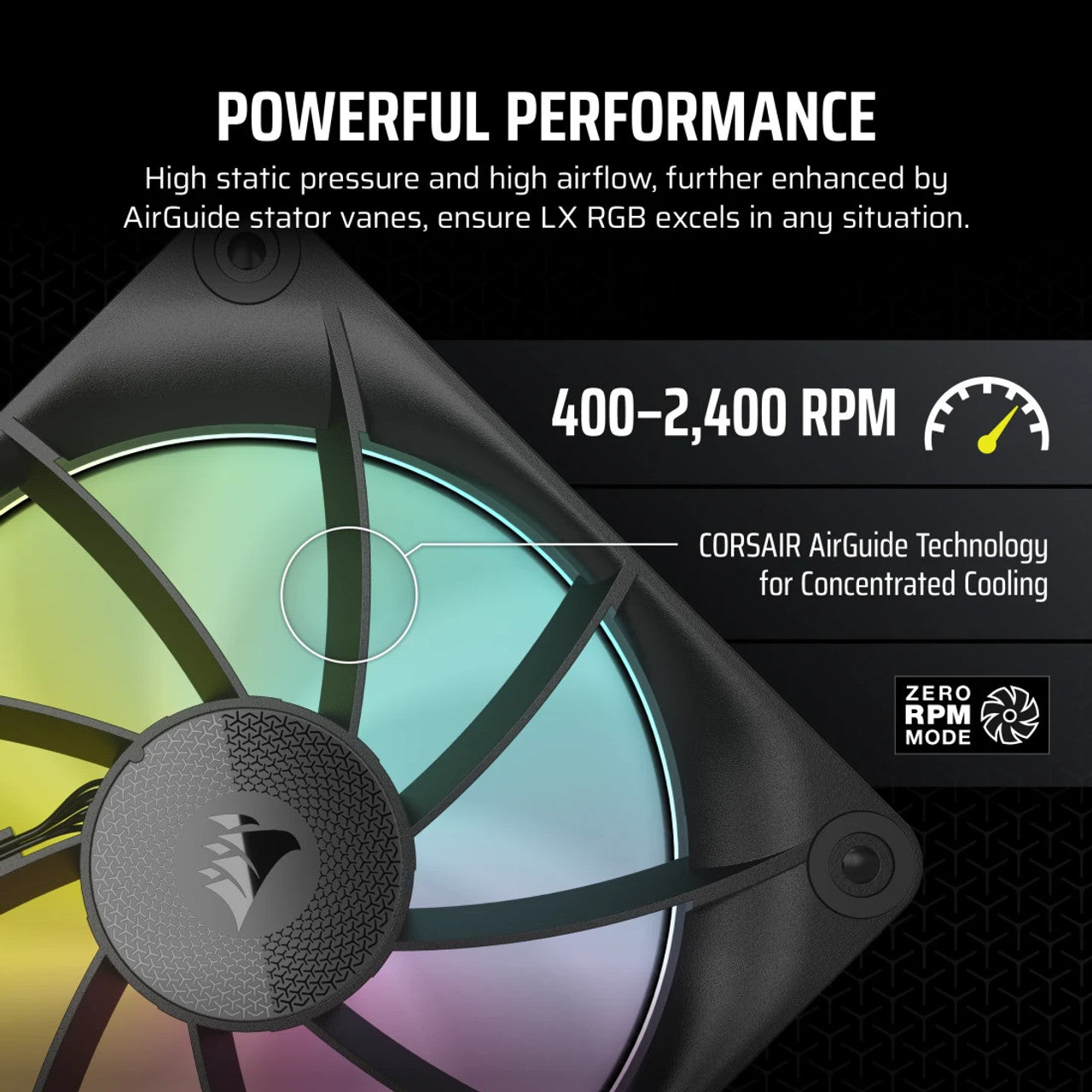 Corsair iCUE Link LX120 RGB Case Fans Starter Kit (Triple Pack