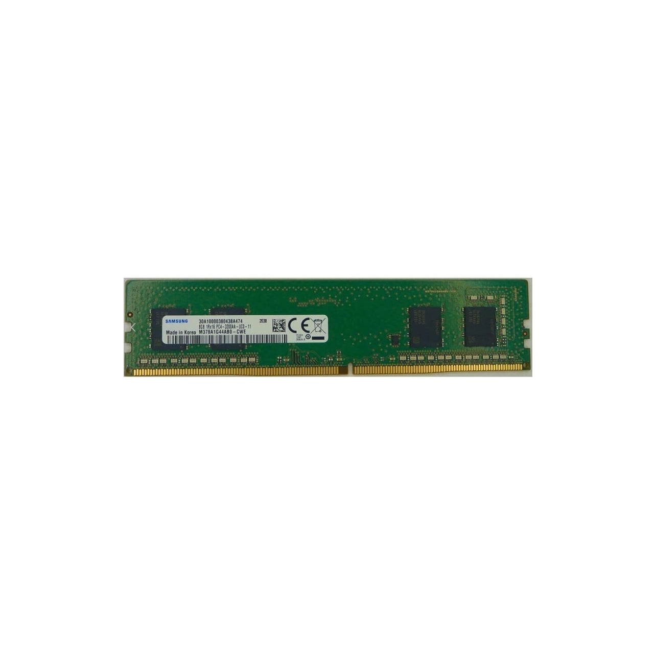 Samsung 8GB DDR4 3200MHz PC4-25600 1.2V 1Rx16 288-Pin UDIMM Desktop RAM Memory Module - M378A1G44AB0-CWE