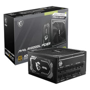 MSI PCIE 5 Gaming Power Supply 1000W 80 Plus Gold Certified, ATX 3.1 & PCIE 5.1 Ready, Full Modular, ATX PSU MAG-A1000L