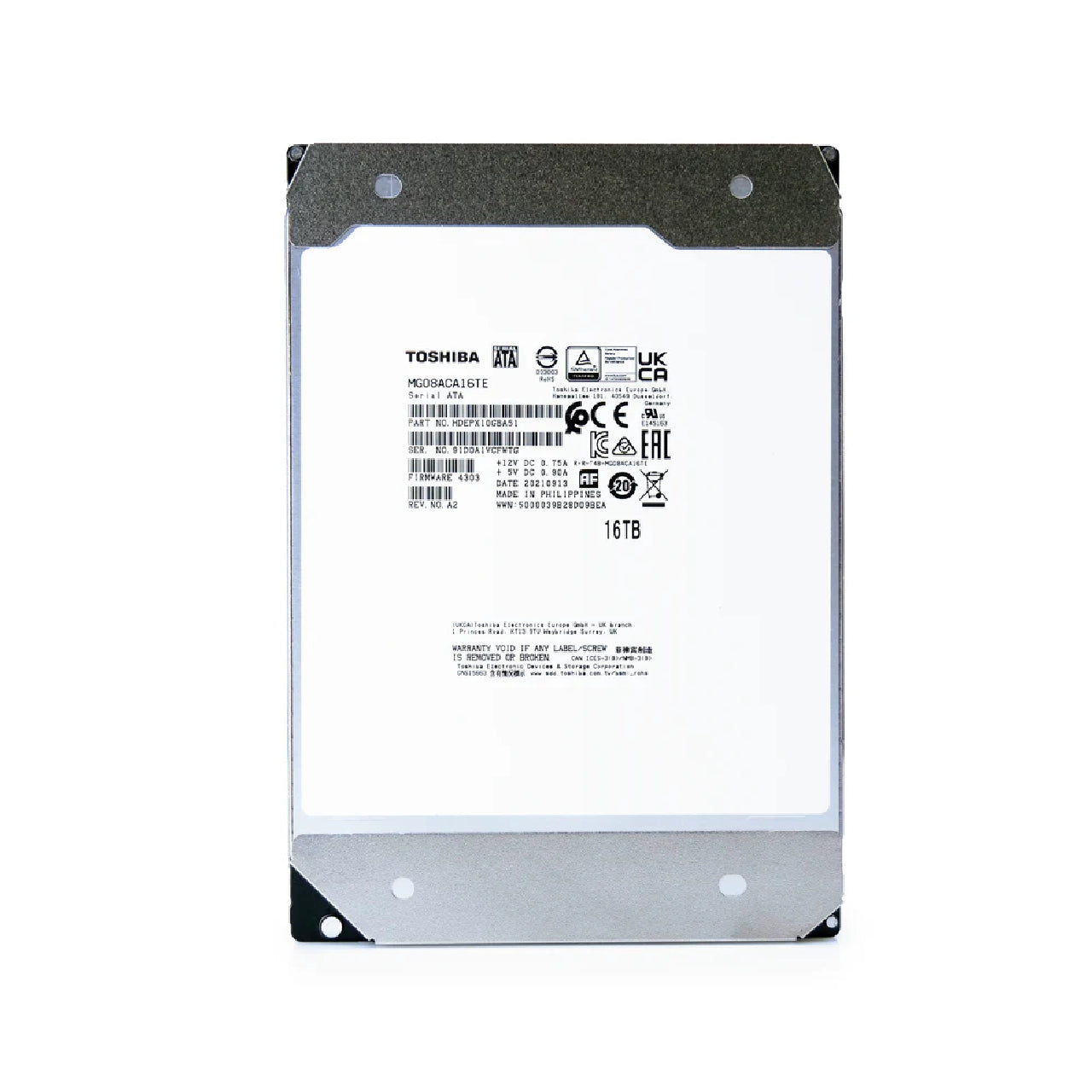 Toshiba 16 TB Enterprise Desktop Hard Drive - MG08ACA16TE