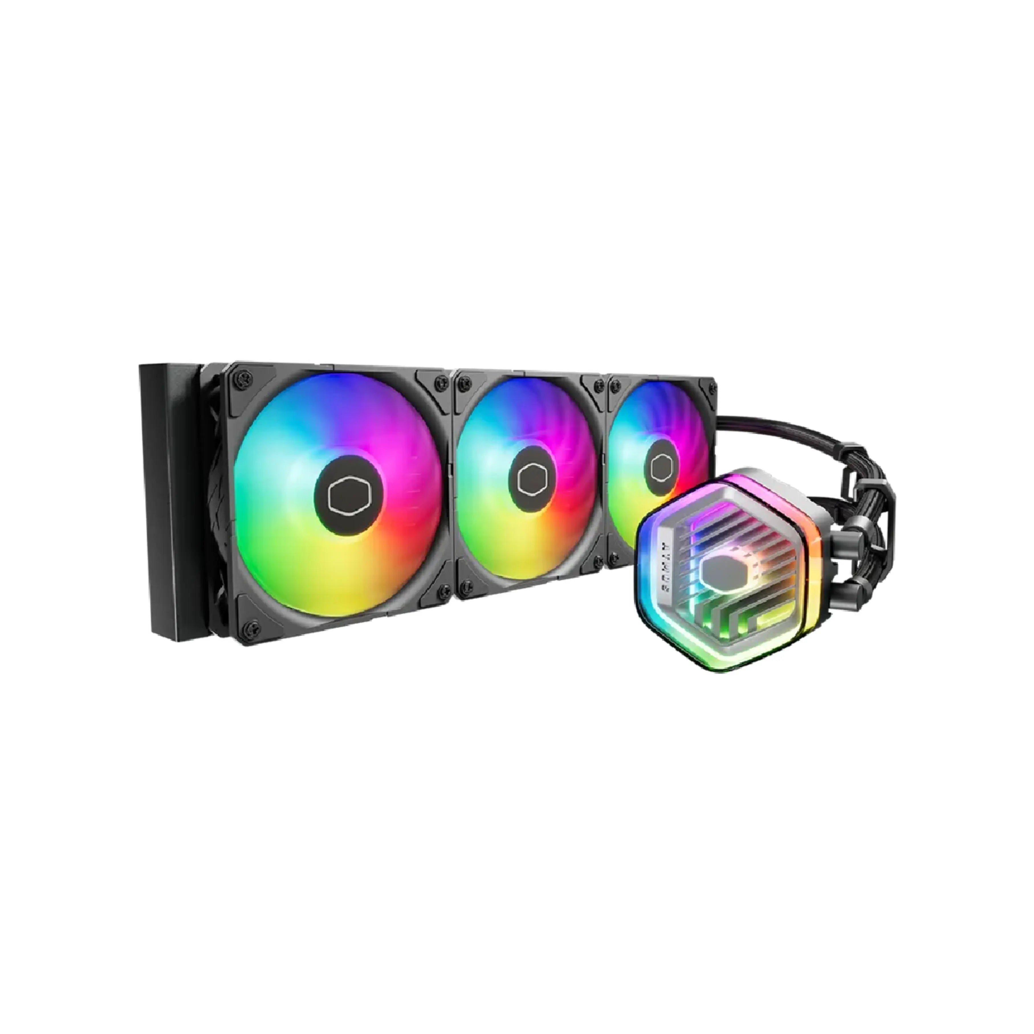 Cooler Master MasterLiquid 360 ATMOS ARGB AIO Liquid Cooler Black - MLX-D36M-A25PZ-R1