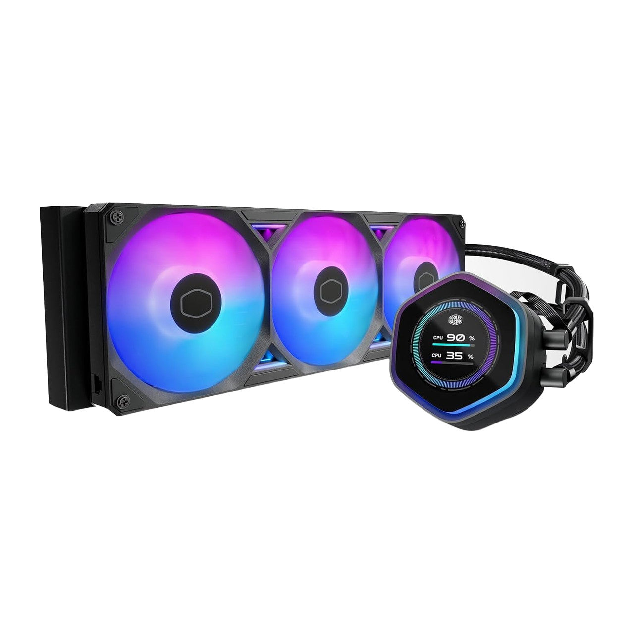 Cooler Master Atmos II 360 delivers high-performance liquid cooling for modern CPUs.