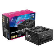 MSI ATX 3.1 Gaming Power Supply - Full Modular-80 Plus Gold Certified 1250W ATX PSU, 10 Year Warranty MPG A1250GS PCIE5