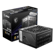 MSI PCIE 5 & ATX 3.0 Gaming Power Supply Full Modular 80 Plus Gold Certified 1000W Compact Size ATX PSU MPGA1000GPCIE5