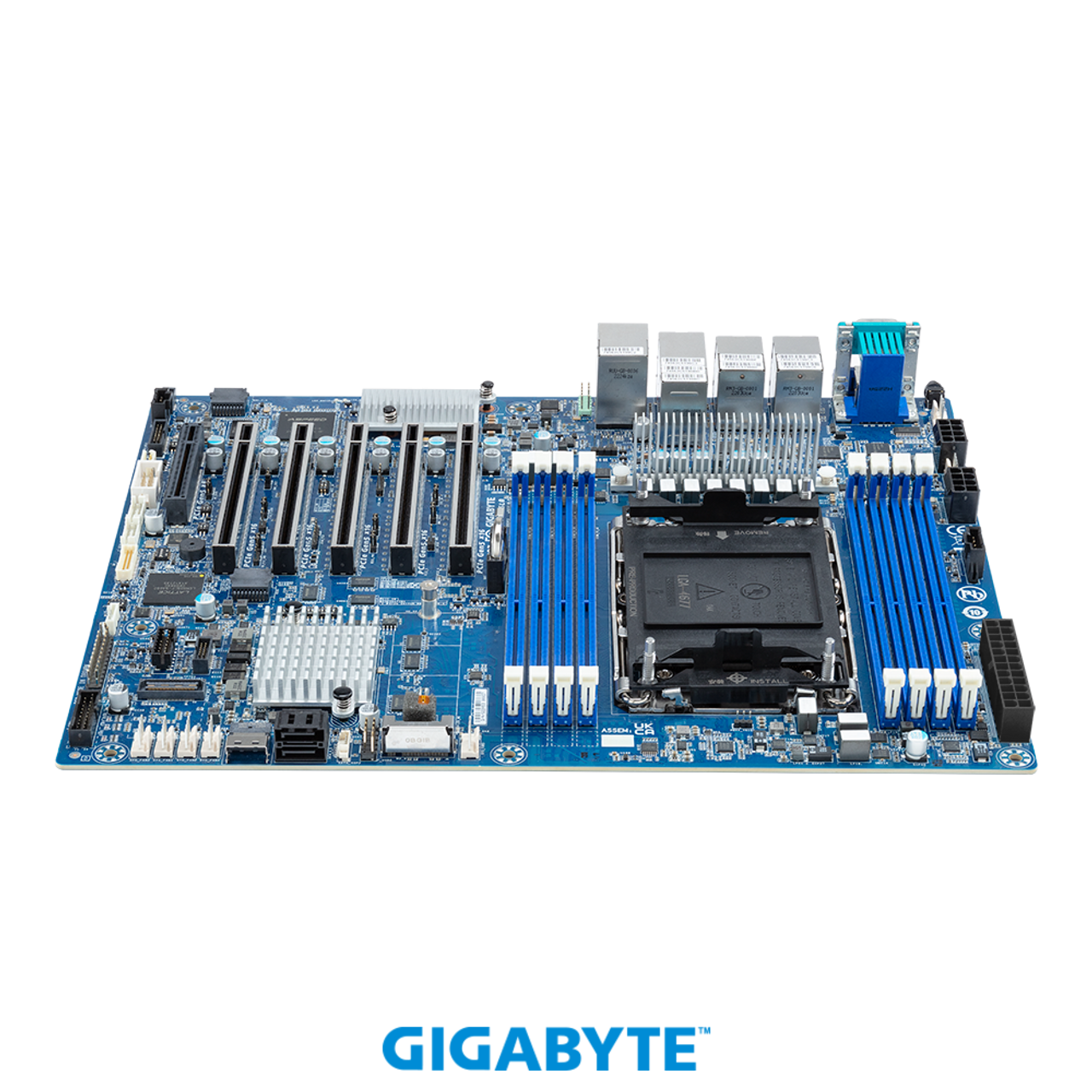 Gigabyte Server Motherboard - 5th/4th Gen Intel Xeon Scalable, 6x Gen5 PCIe, ATX UP MS03-6L0