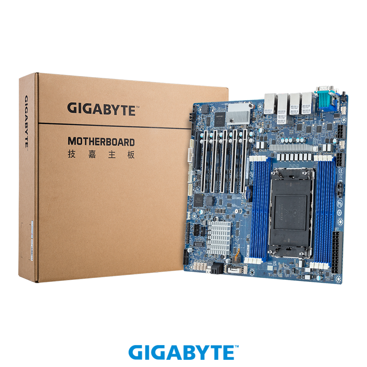 Gigabyte Server Motherboard - 5th/4th Gen Intel Xeon Scalable, 6x Gen5 PCIe, ATX UP MS03-6L0