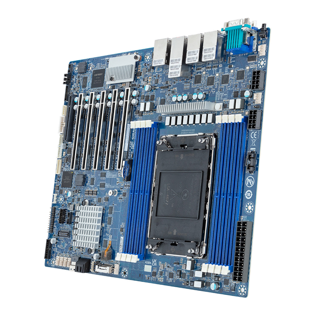 Gigabyte Server Motherboard - 5th/4th Gen Intel Xeon Scalable, 6x Gen5 PCIe, ATX UP MS03-6L0
