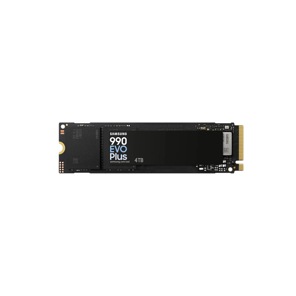 Samsung 990 EVO Plus 4TB M.2 NVMe SSD | PCIe Gen 4x4 / Gen 5x2 | Read Speeds Up to 7,250 MB/s | MZ-V9S4T0B/AM
