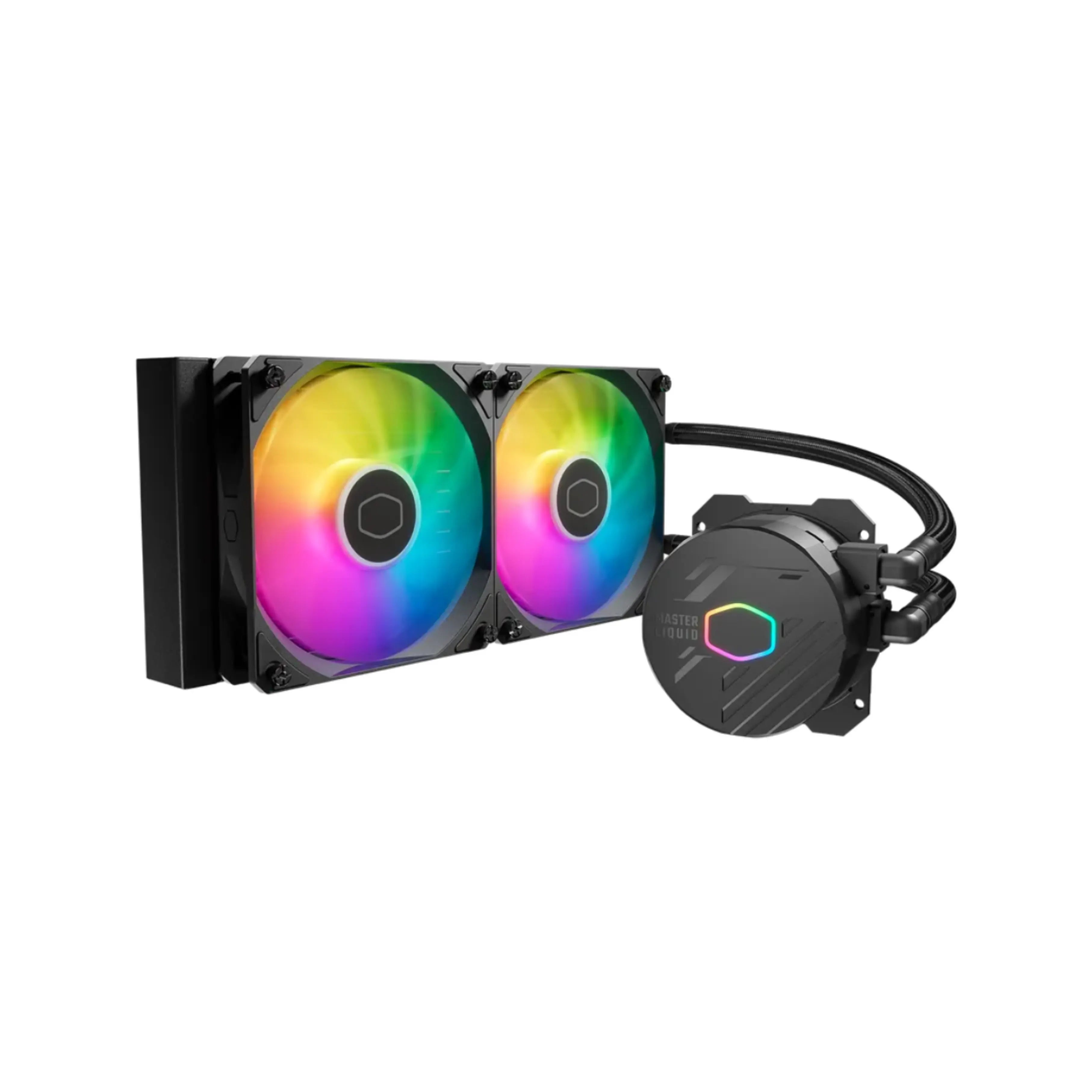 Cooler Master MasterLiquid 240L AIO Liquid Cooler ARGB Black - PWM MLW-D24M-A18PZ-R1