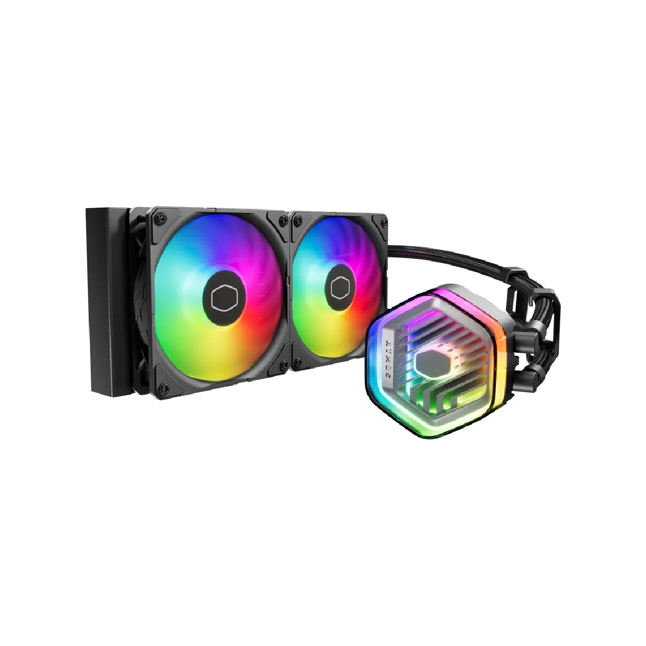 Cooler Master MasterLiquid 240 Atmos ARGB  AIO Liquid Cooler Black - MLX-D24M-A25PZ-R1