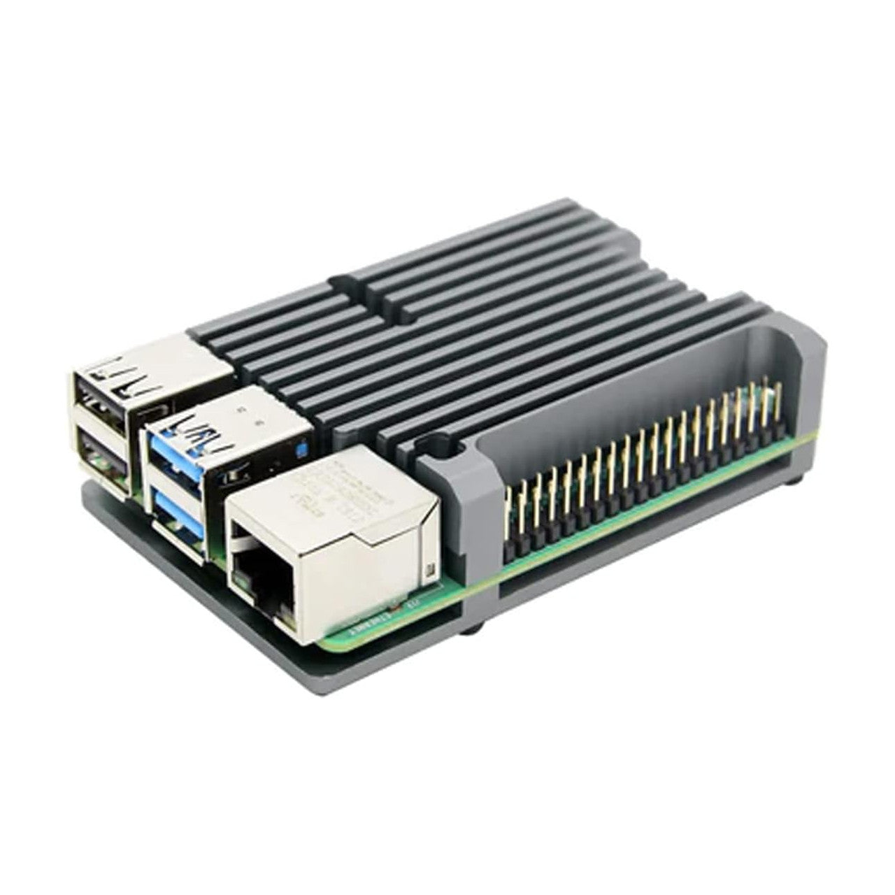 Raspberry Pi Aluminum Alloy Passive Cooling Case for Raspberry Pi 4B Grey ODS706