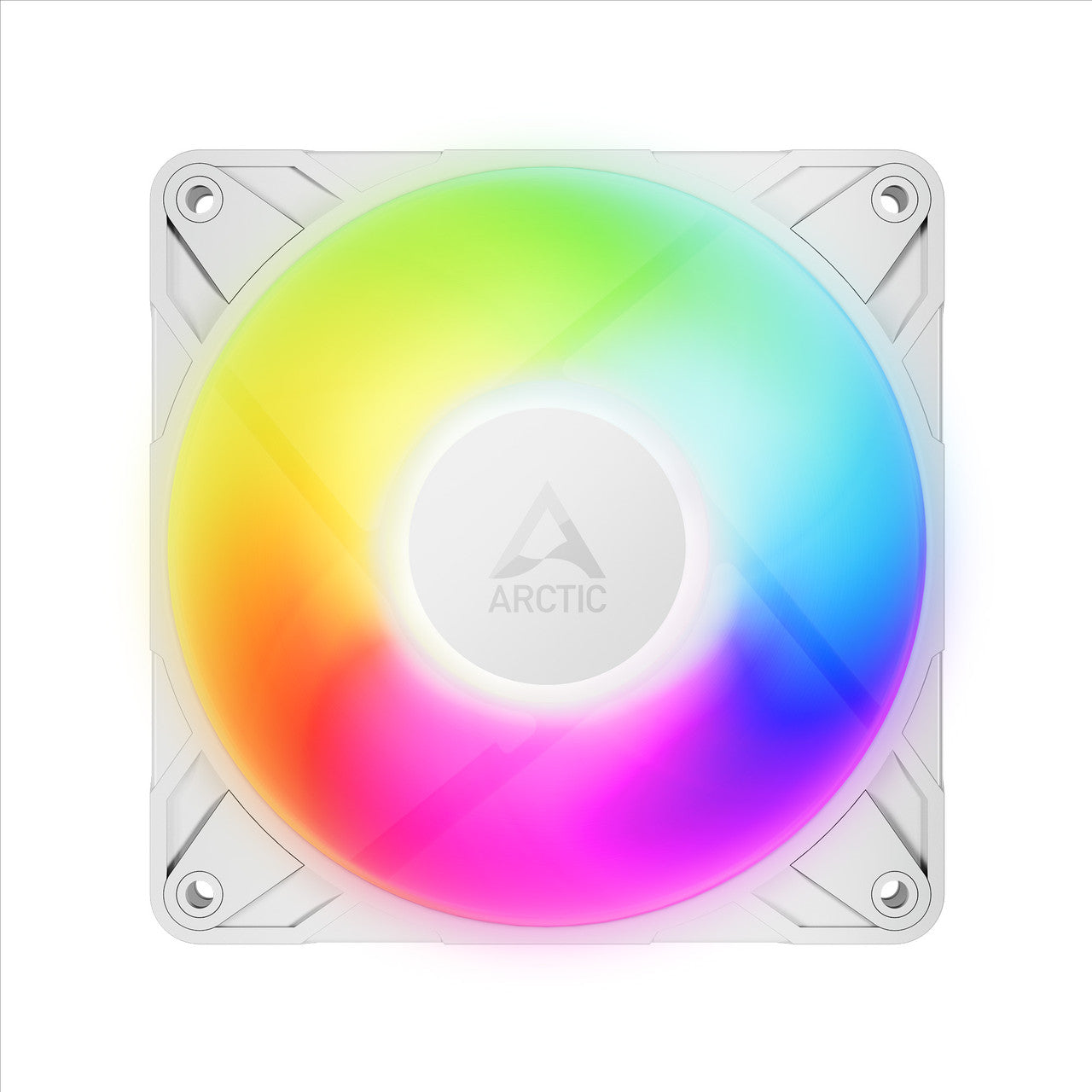 Arctic P12 Pro A-RGB PWM | 120 mm | 3000 rpm | 4-Pin Case Fan with Cable Splitter (White) ACFAN00311A
