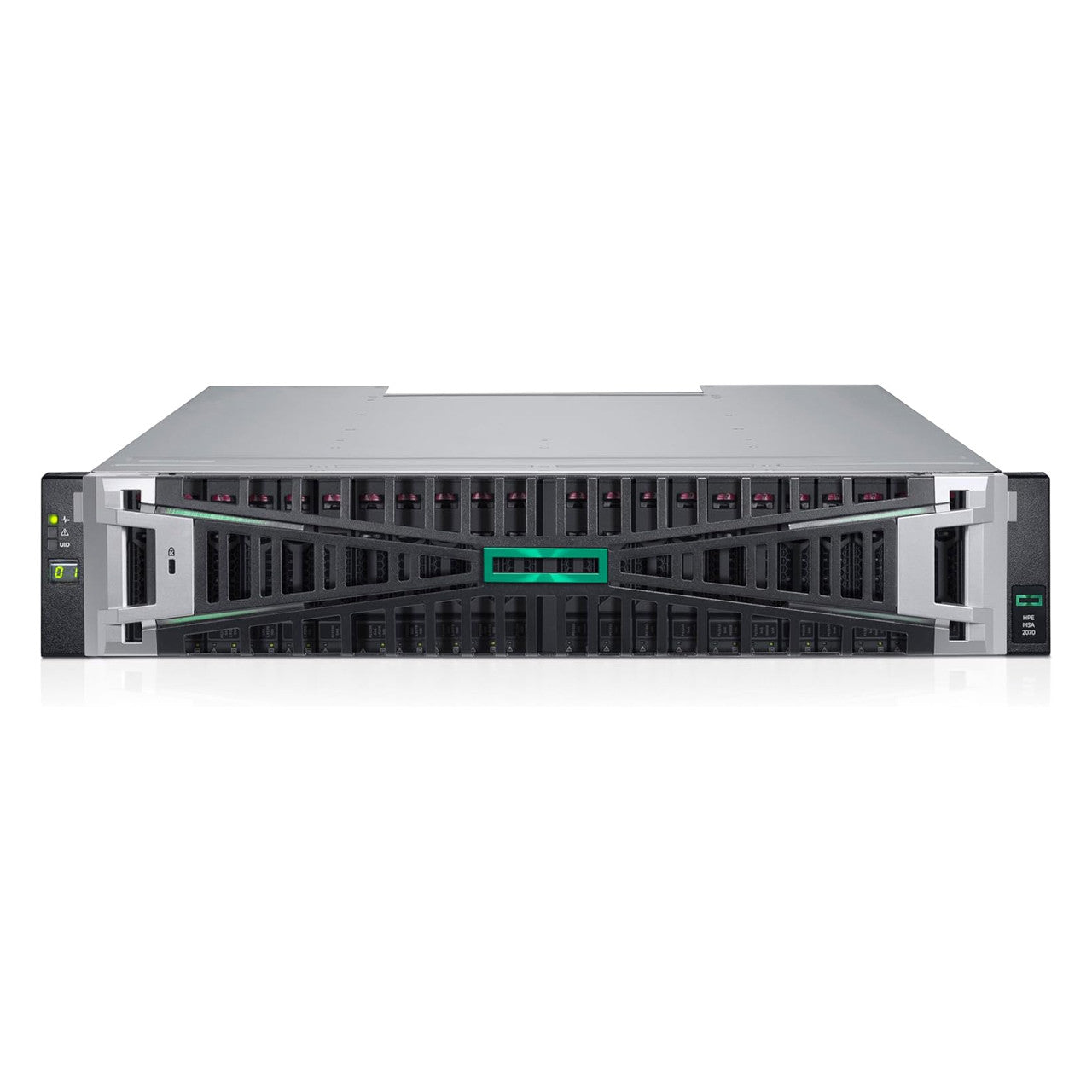 High-performance HPE MSA 2070 Gen7 SFF storage array with 46TB capacity, featuring 12×3.84TB SAS SSDs for ultra-fast data access.