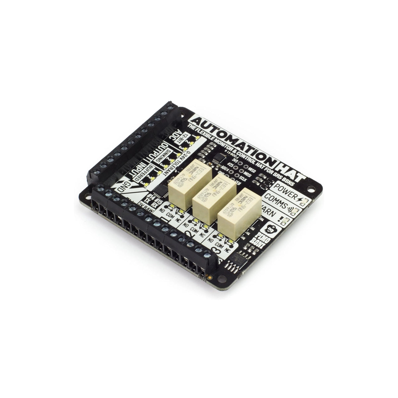 Pimoroni Automation HAT for Raspberry Pi | 40-Pin GPIO | Home Automation | IoT Projects | PIM213