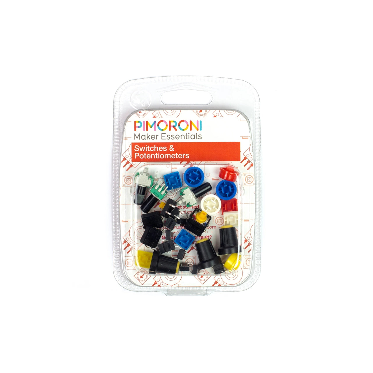 Pimoroni Maker Essentials - Switches & Potentiometers - PIM248