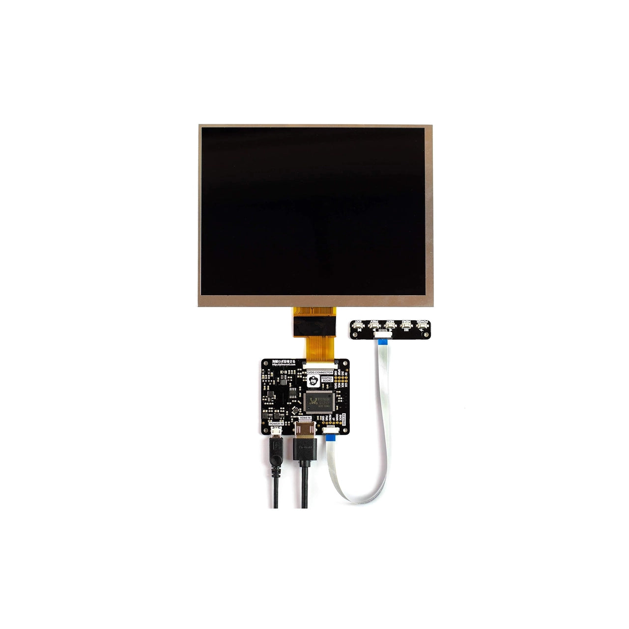Pimoroni HDMI 8" IPS LCD Screen Kit (1024x768) - PIM372