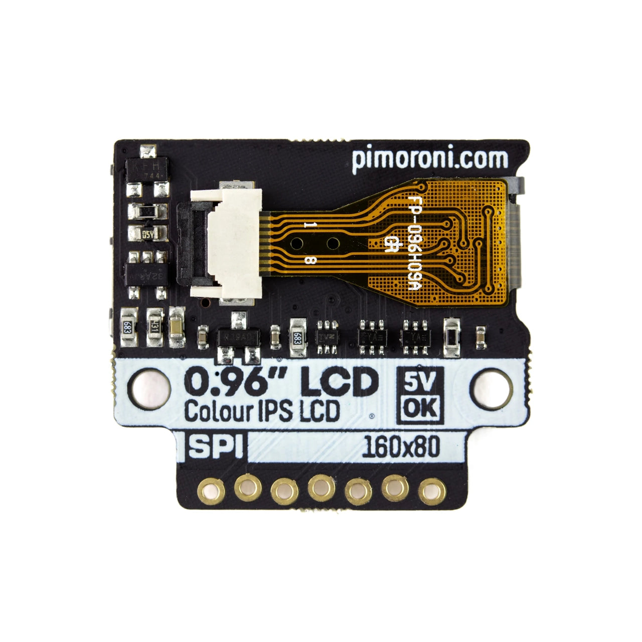 Pimoroni 0.96" SPI Colour LCD (160x80) Breakout - PIM436