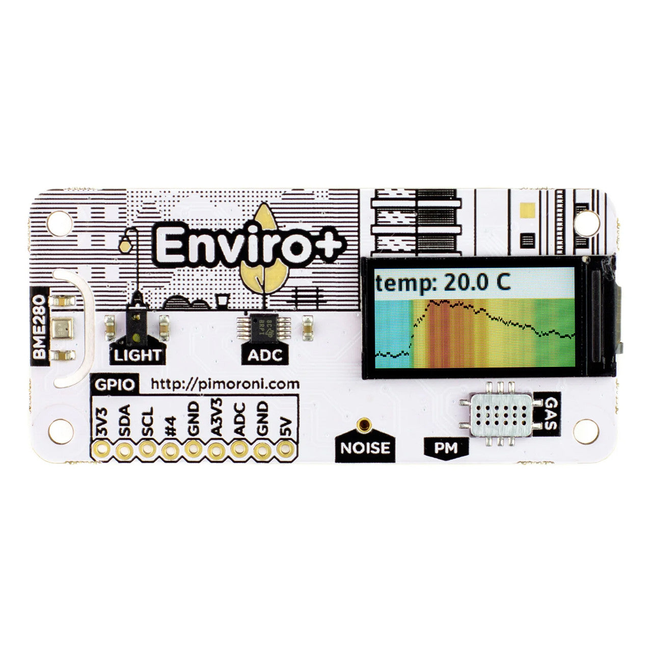 Pimoroni Enviro and Air Quality for Raspberry Pi PIM458