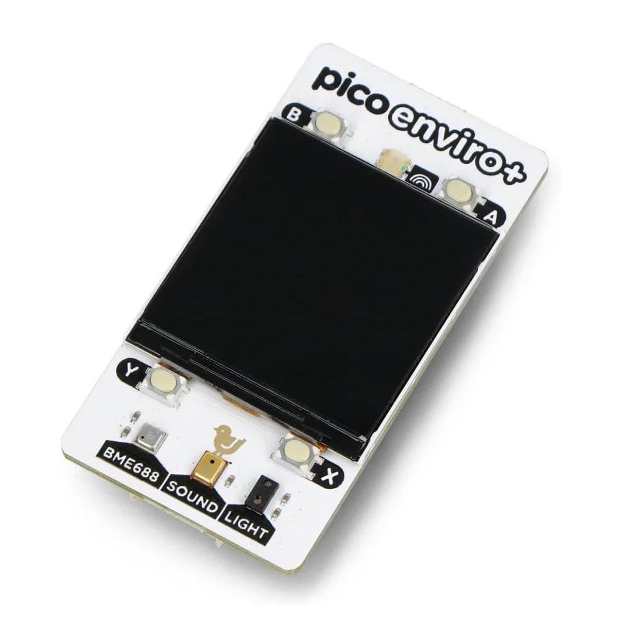 Pimoroni Enviro+ Pack add-on for Raspberry Pi Pico and Pico W. It has a built-in colour 1.54" LCD screen PIM635