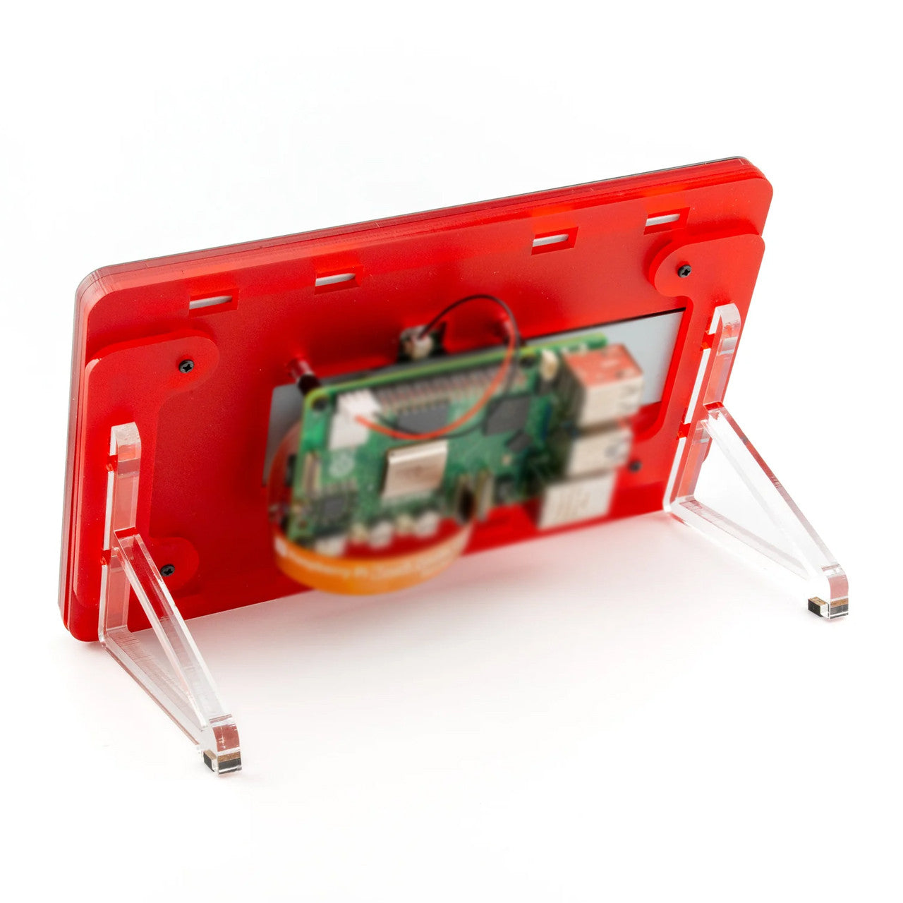 Pimoroni Pibow Frame for Raspberry Pi Touch Display 2 (Coupe Red) PIM756