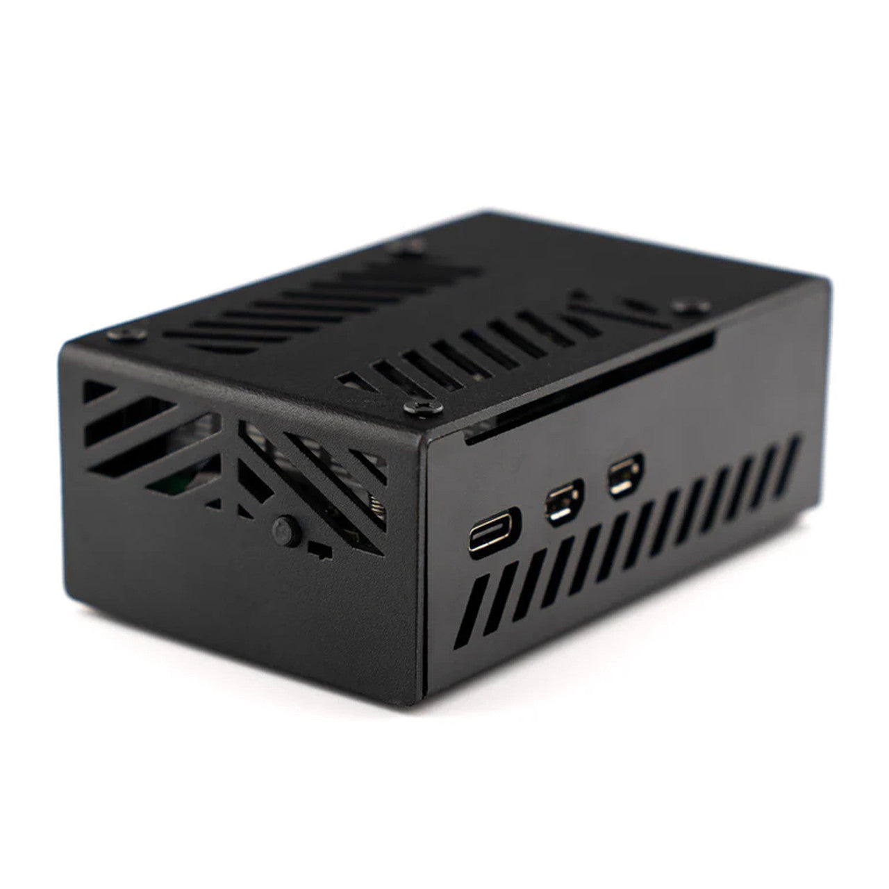 Pimoroni NVMe Base Case for Raspberry Pi 5 folded aluminium PIM771