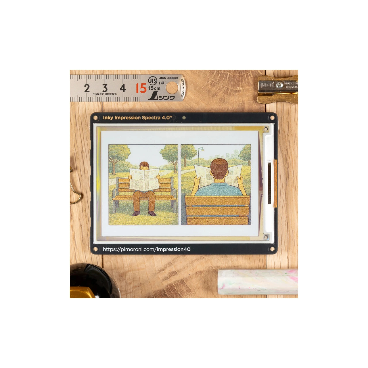 Pimoroni Inky Impression ePaper  Display by Pimoroni - (7.3"/13.3")