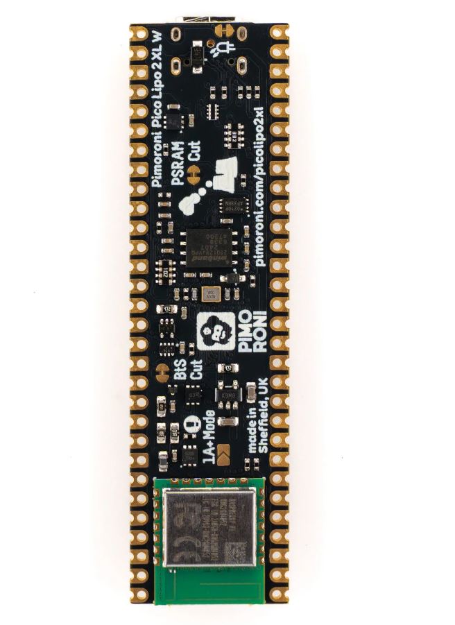 Pimoroni Pico LiPo 2 XL W RP2350 Board | 16MB Flash | 8MB PSRAM | USB-C & Wireless/Bluetooth | PIM776