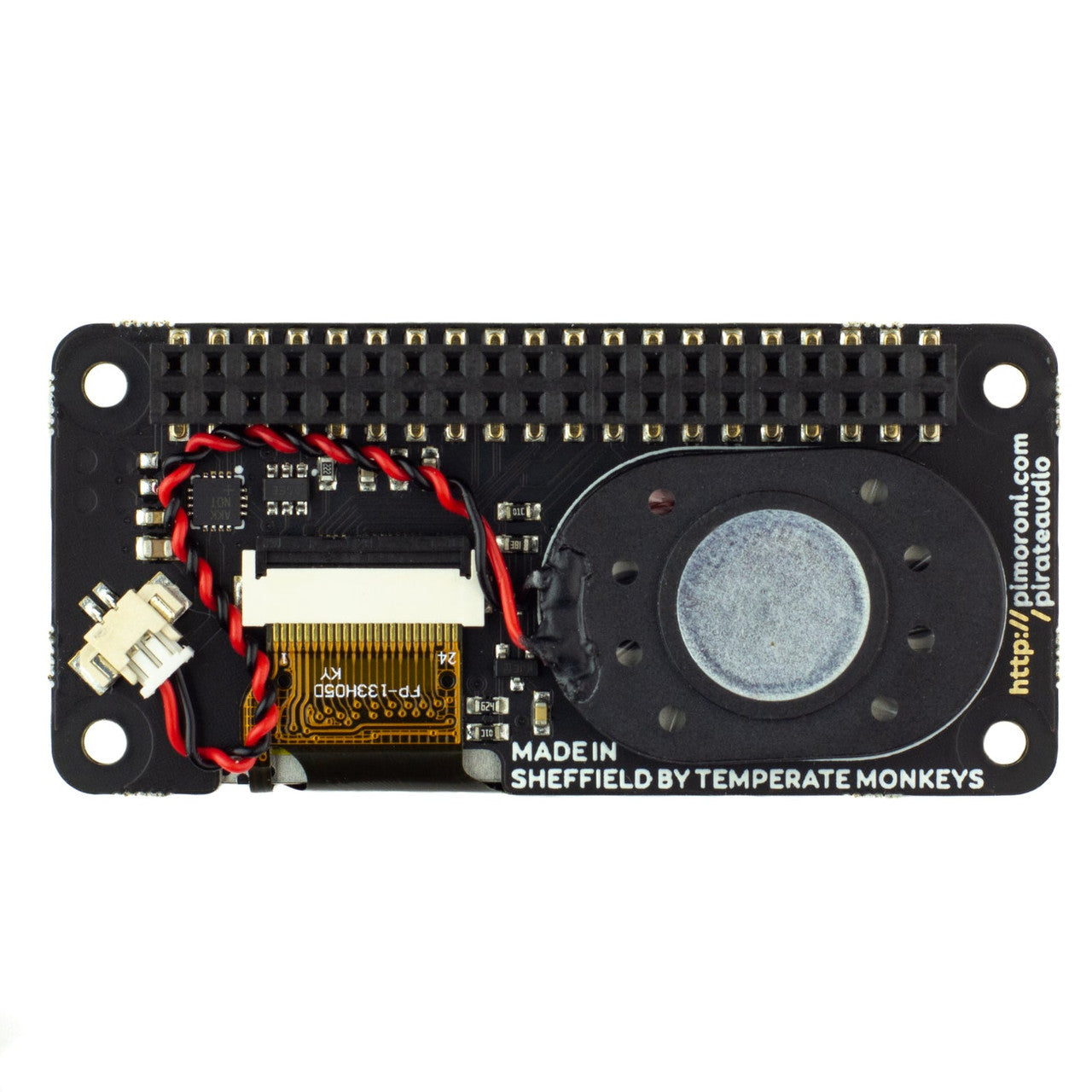 Pimoroni Pirate Audio Speaker, mini mono speaker, high-res display for Raspberry Pi PIM485