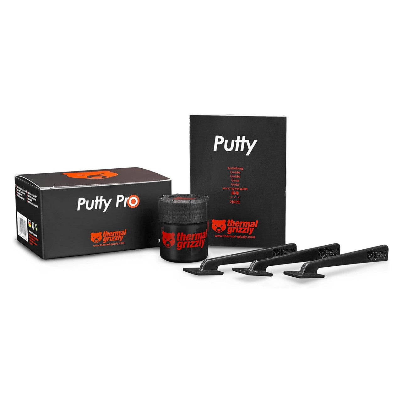 Thermal Grizzly TG Putty Pro High-Performance Electrically Non-Conductive Thermal Putty for GPU and PCB Applications, 30g TG-P-P-030