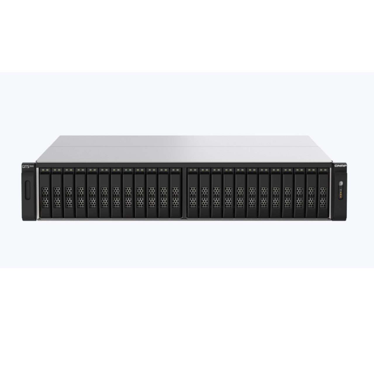 QNAP TS-H2490FU 128G 24-Bay all-flash NAS, NVMe Gen3 x4, AMD EPYC 7302P 3.0GHz, 128GB RAM, 2 x 2.5GbE LAN