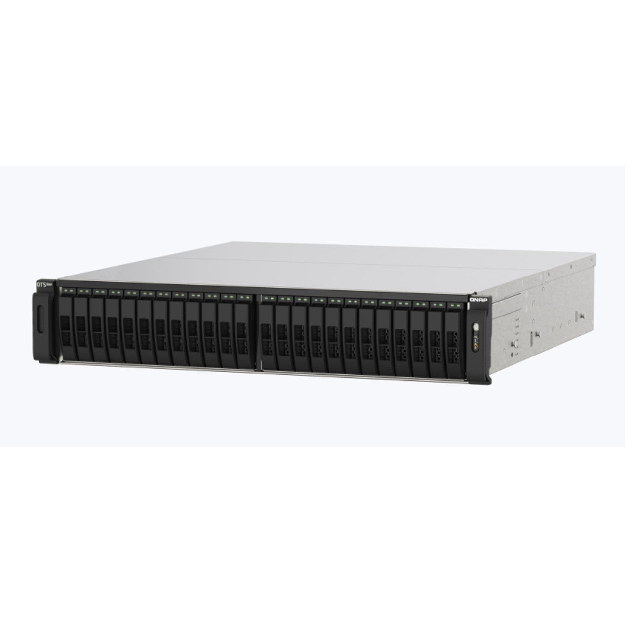 QNAP TS-H2490FU 64G 24-Bay all-flash NAS, NVMe Gen3 x4, AMD EPYC 7302P 3.0GHz, 128GB  RAM, 2 x 2.5GbE LAN