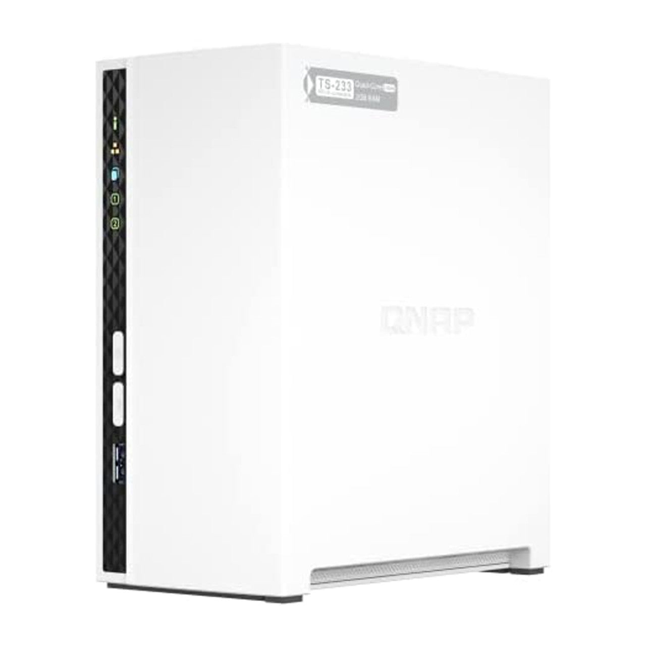 QNAP TS-233-US 2 Bay Affordable Desktop NAS with ARM Cortex-A55 Quad-core Processor and 2 GB DDR4 RAM (Diskless)