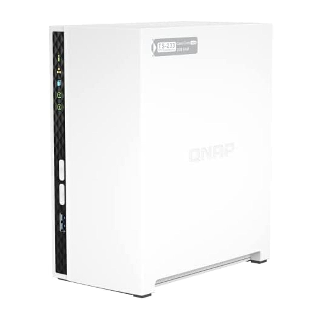 QNAP TS-233-US 2 Bay Affordable Desktop NAS with ARM Cortex-A55 Quad-core Processor and 2 GB DDR4 RAM (Diskless)