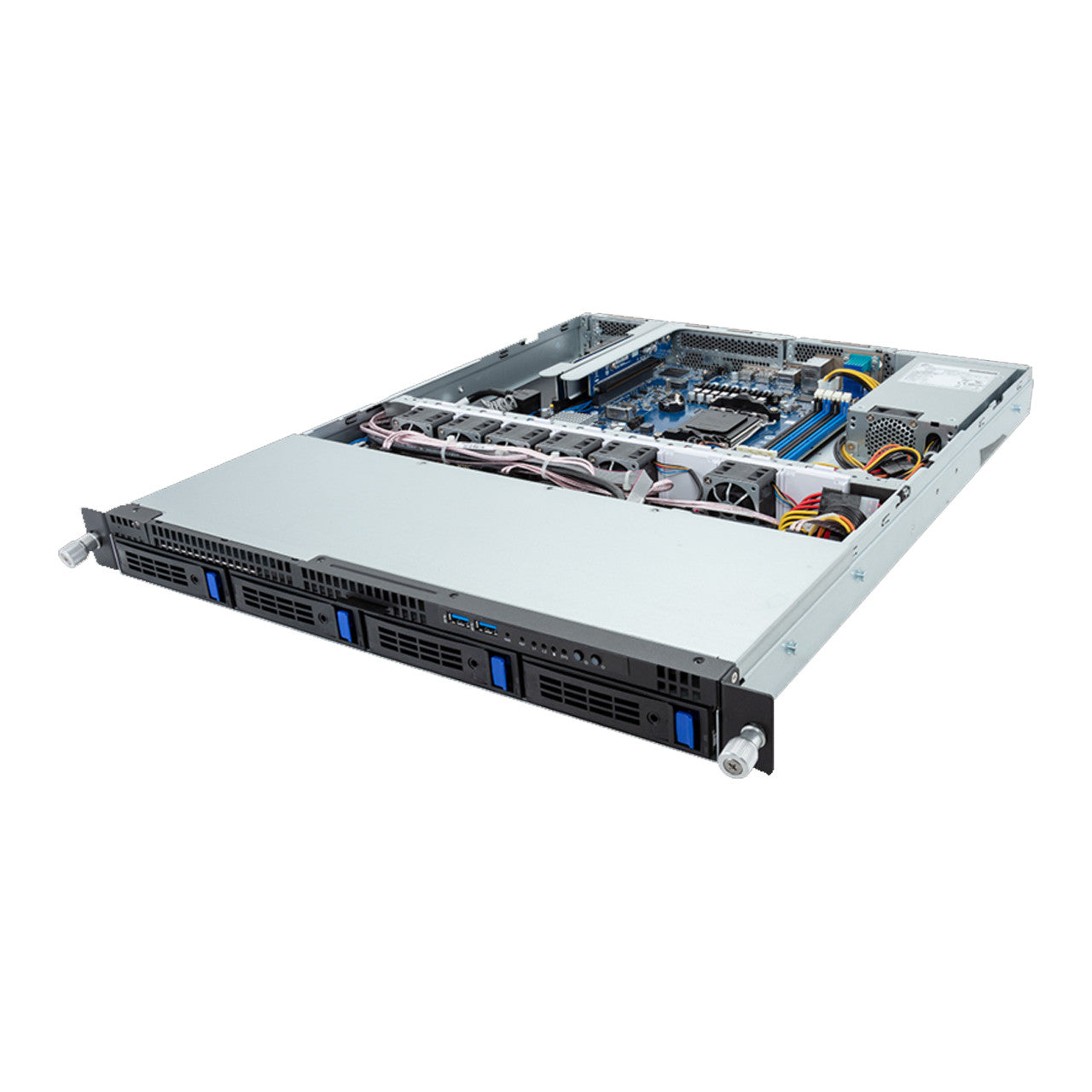 Gigabyte 1U Rack Server - AMD Ryzen 7000, 1x Gen4 M.2, 4x DIMM Slots, 4x 3.5/2.5 SATA Bays R123-C00 rev. AA01