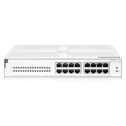 HPE Networking Instant On 1430 16-Port Gb Unmanaged Layer 2 Ethernet Switch with PoE | 16xCL4 PoE (124W) | Fan-Less | US Cord | R8R48A#ABA