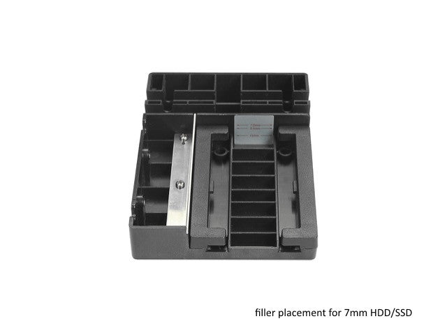 This 2.5" to 3.5" converter is designed to optimize your storage setup while maintaining a neat, organized internal layout.