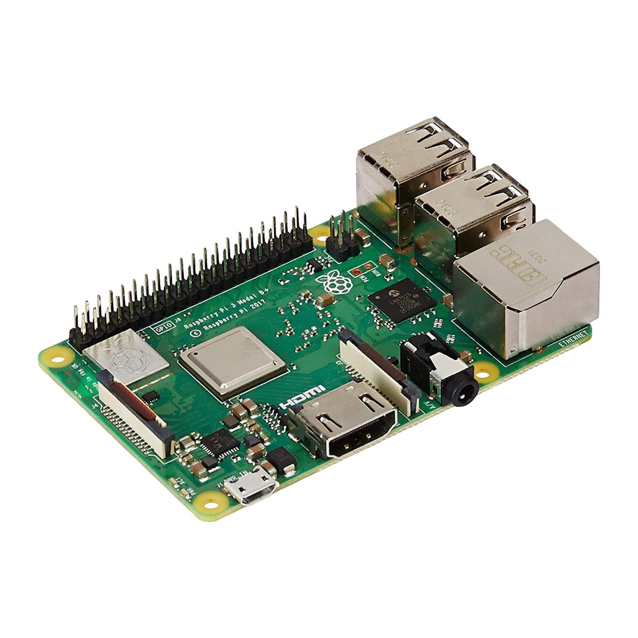 Powered by the BCM2837B0 ARM Cortex-A53 quad-core processor for reliable performance.